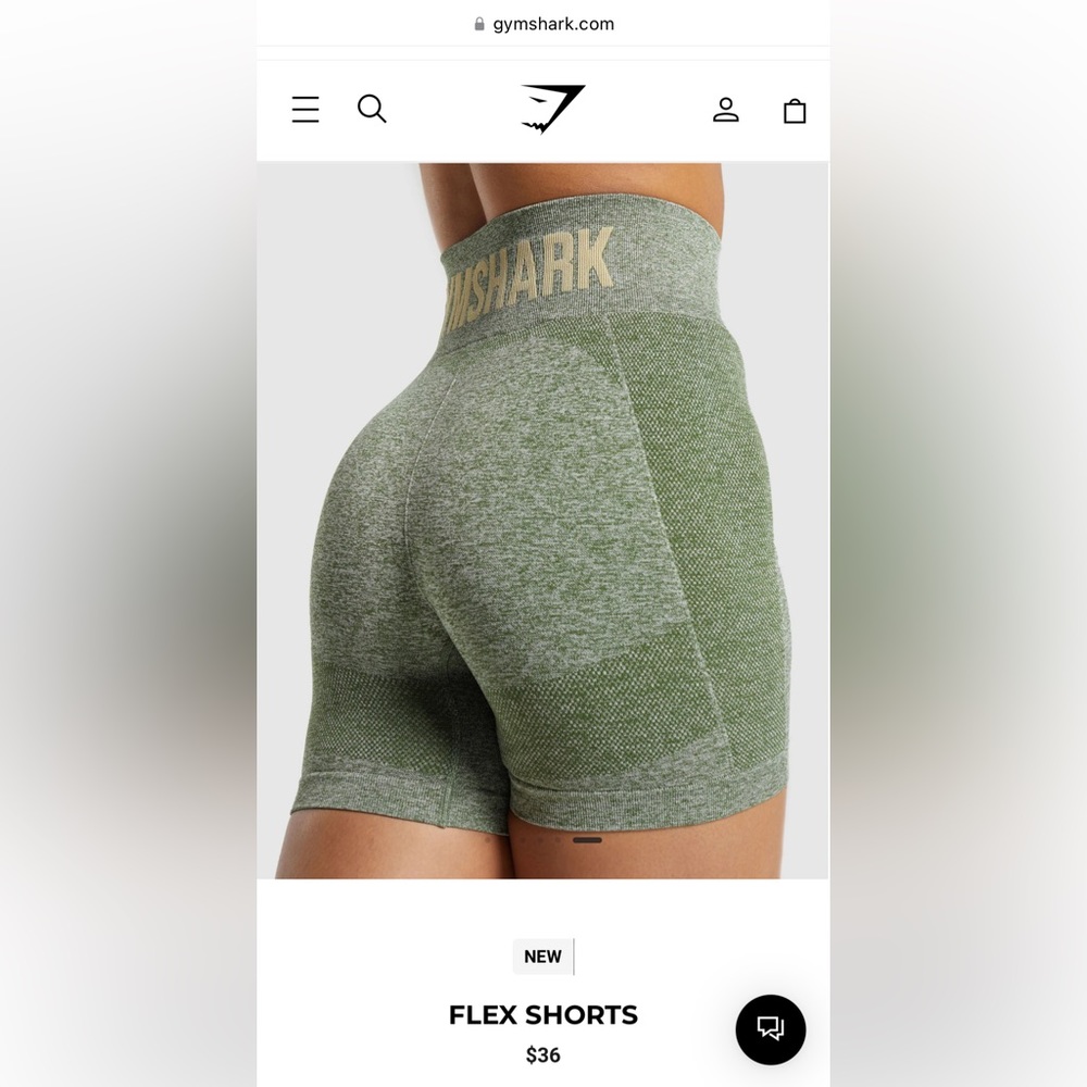 Gymshark Flex Shorts XS